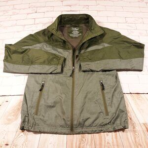 L.L. Bean Windbreaker Jacket Womens Size XS Green Polyester Outdoor